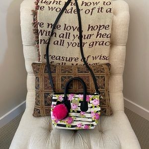 Luv by Betsy Johnson Pink Floral Bag